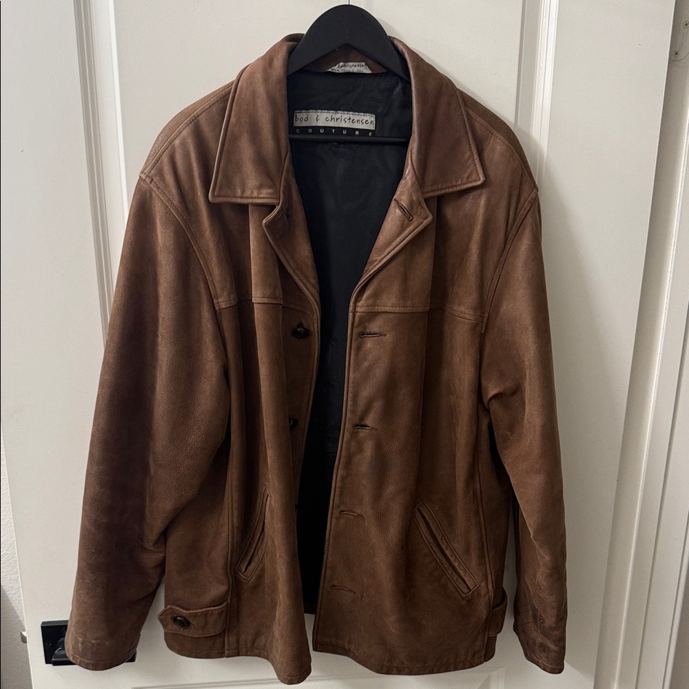 Vintage Bod & Christensen Couture Leather Coat